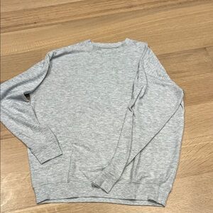 ALO Yoga Gray Crew Neck Sweater